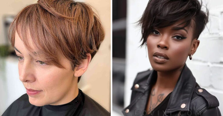 15 Flattering Pixie Cuts That Complement and Slim Round Faces