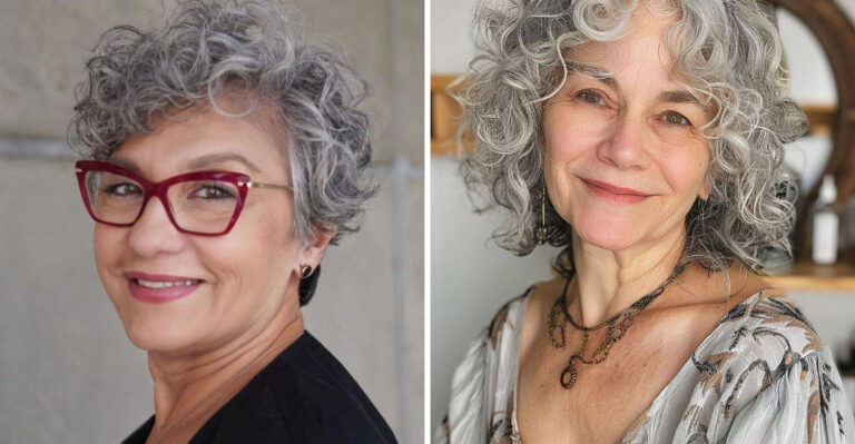 15 Gorgeous Short Curly Gray Hairstyles Women Over 50 Are Loving in 2025