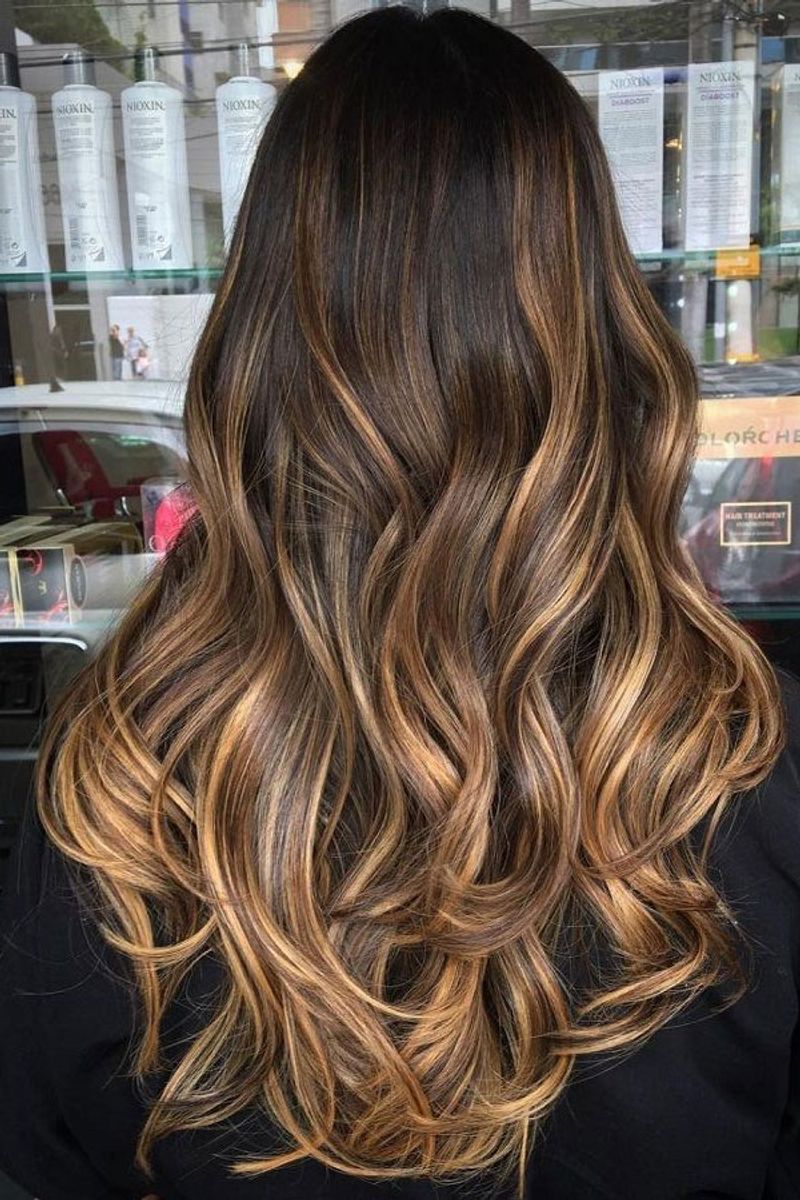 Beach Waves with Balayage