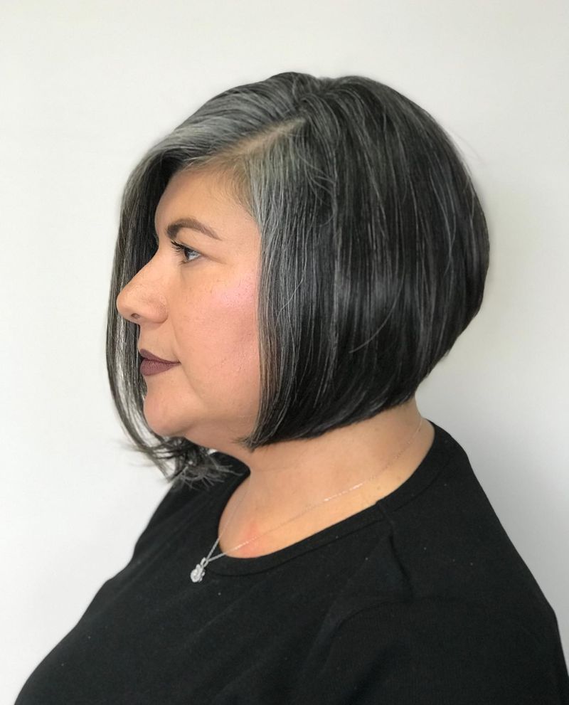 The Classic A-Line Asymmetrical Bob