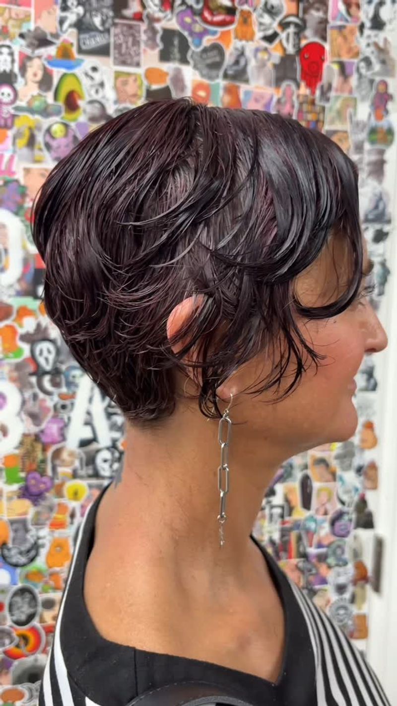 Taglio Pixie Voluminoso
