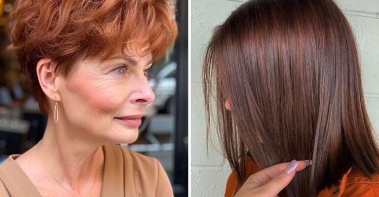 15 Reddish Brown Hair Colors Women Over 50 Are Loving Right Now