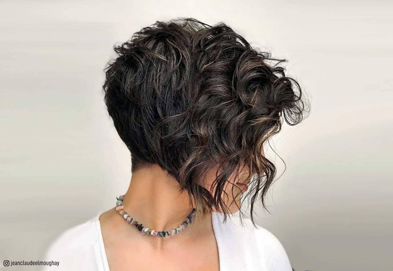 Classic A-Line Curly Stack