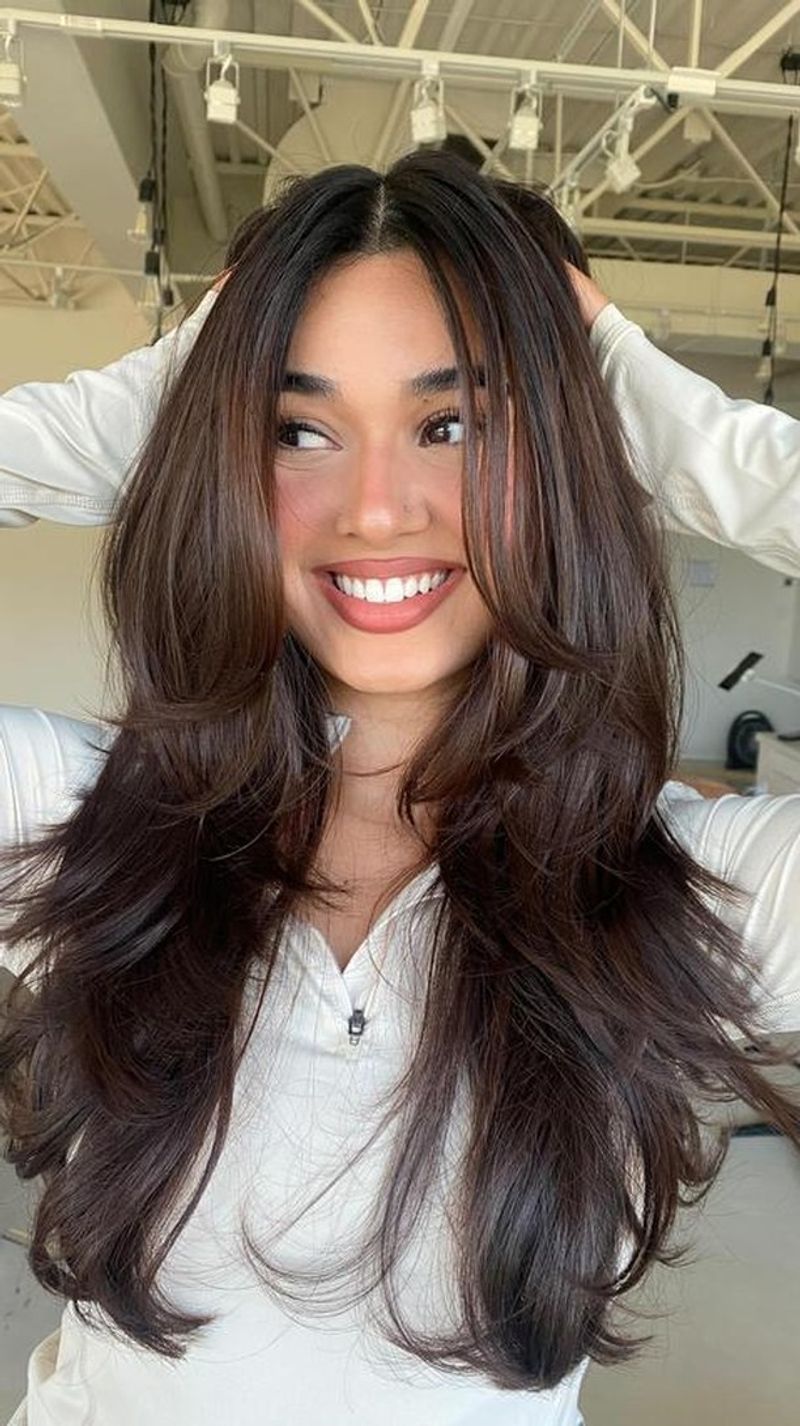 Face-Framing Layers for Long Hair