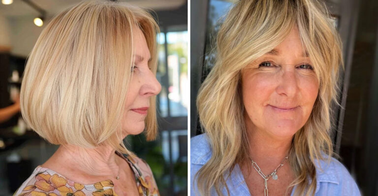 15 Stylish Easy Medium Length Hairstyles Women Over 60 Can Wear Now