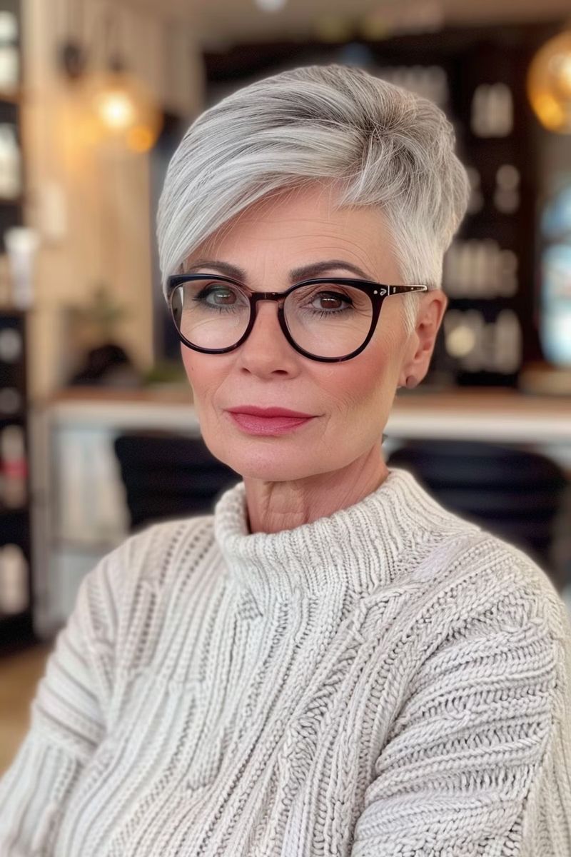 Pixie Cut with Feathered Layers