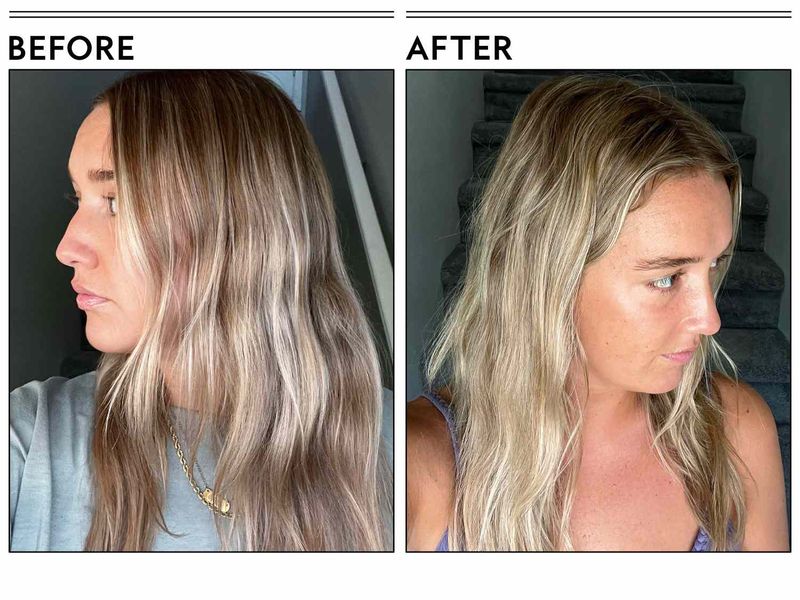 Utilizzare uno shampoo viola