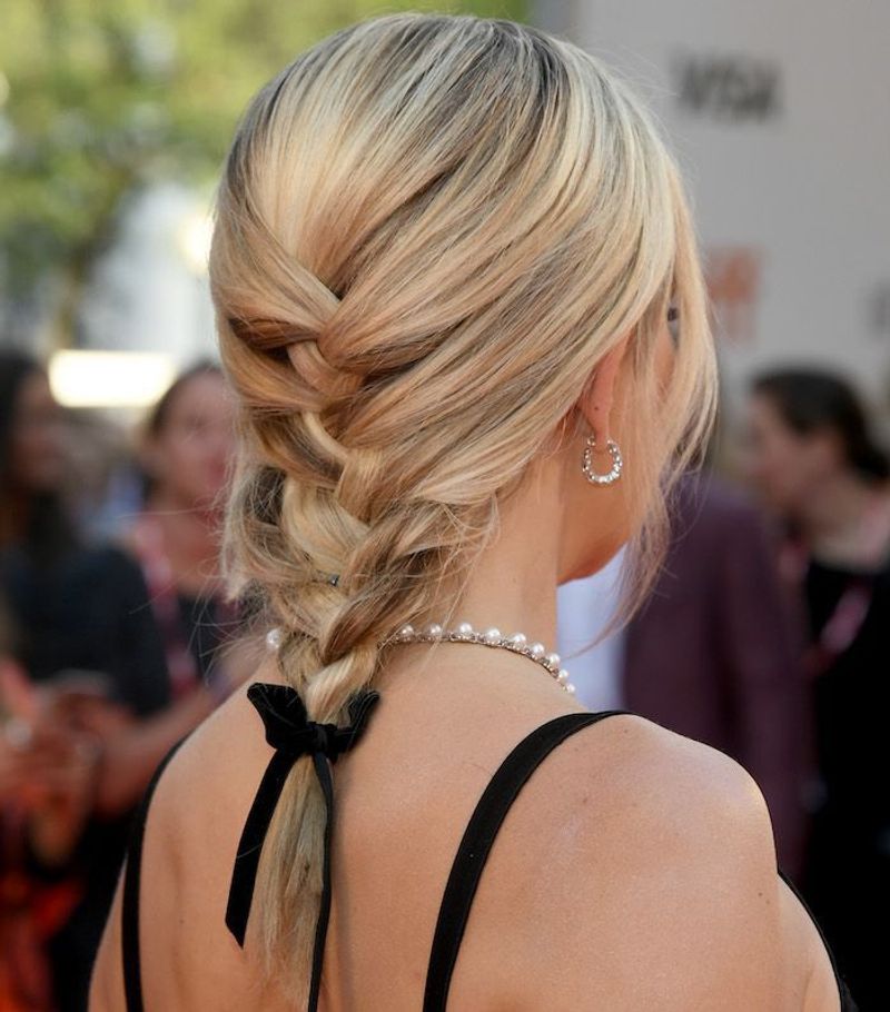 Trenza francesa clásica