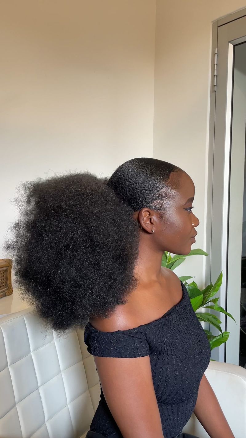 Twisted Puff Ponytail