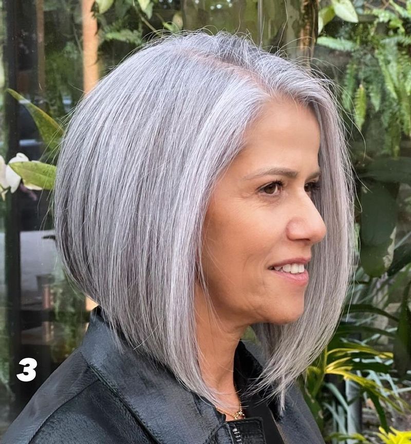 Asymmetrical Silver Bob