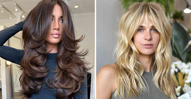 17 Ways To Get Face-Framing Layers On Long Hair