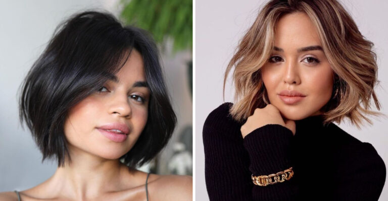 20 Flattering Graduated Bobs for Square Faces to Rock This Summer