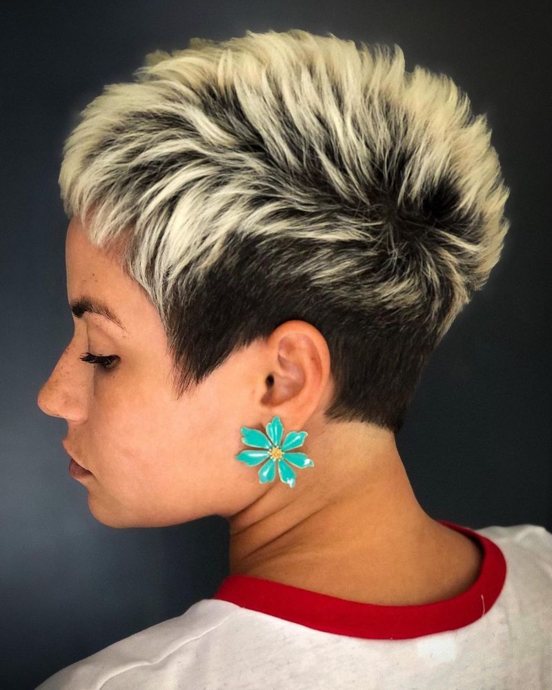 Super Short Pixie With Spikes