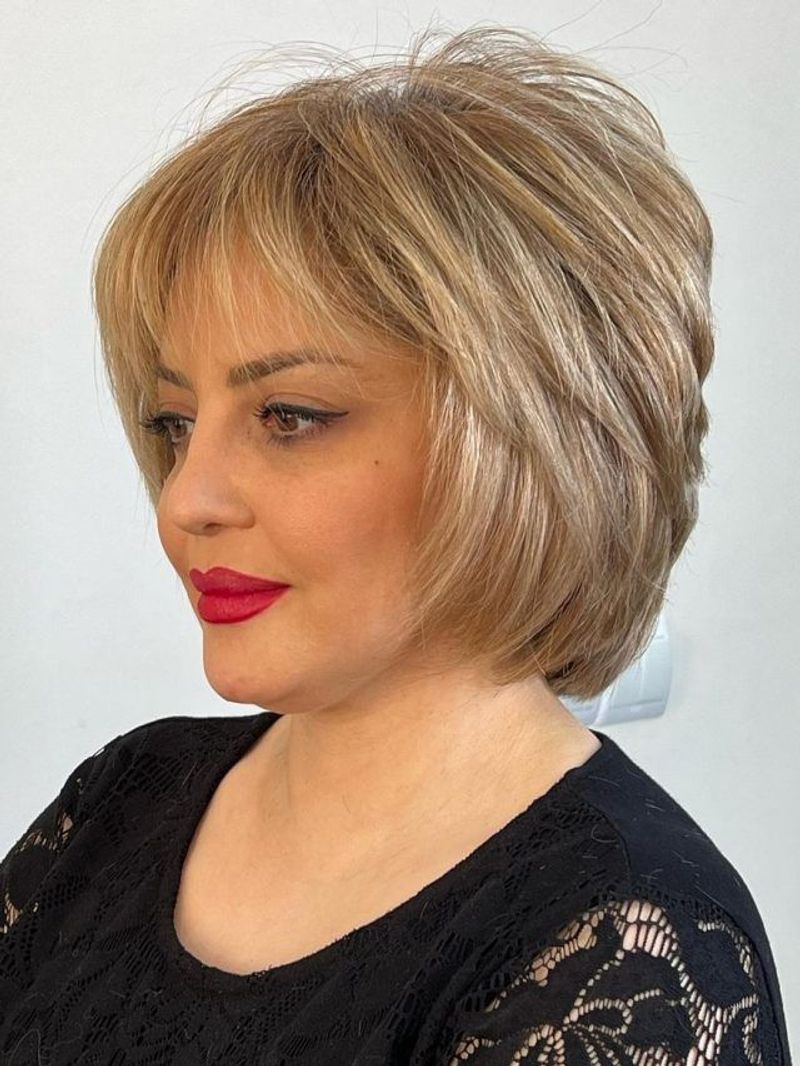 Soft Feathered Bob