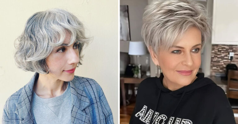 33 Trendy Short Hairstyles That Elevate Gray Hair to Glamorous New Heights