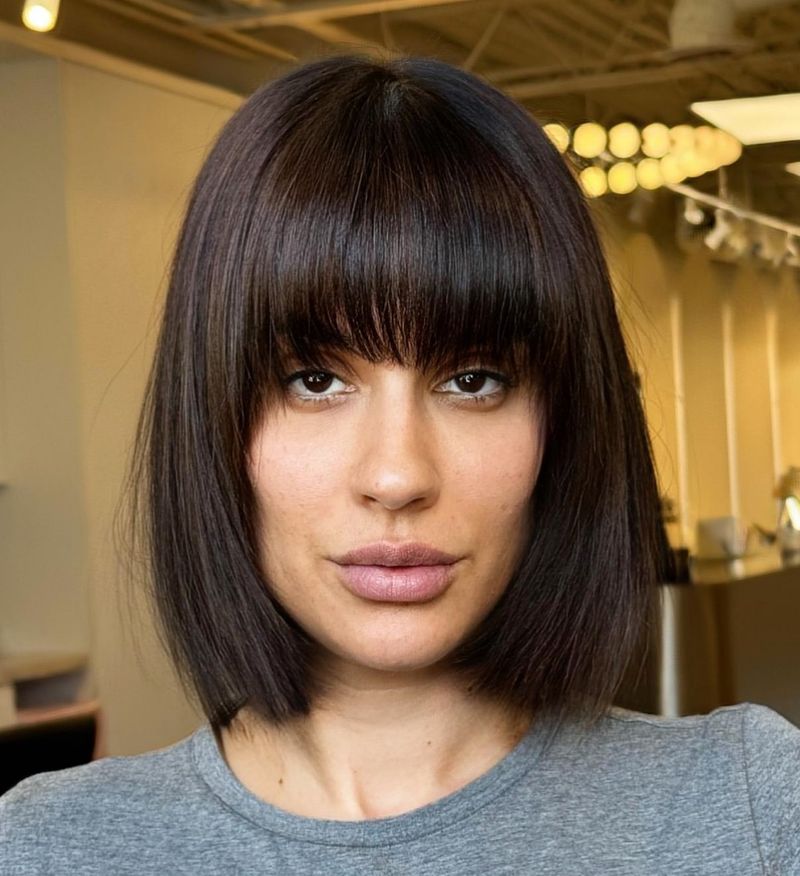 One-Length Shoulder Cut