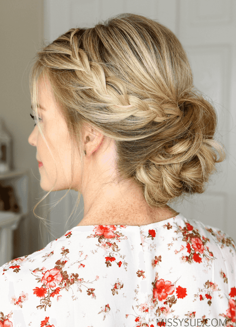 Lace Braid Updo