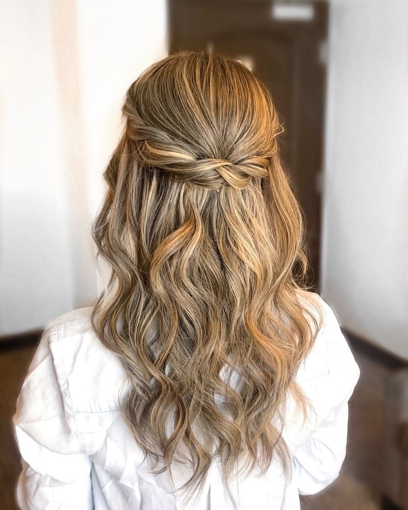 The Effortless Half-Up Twist