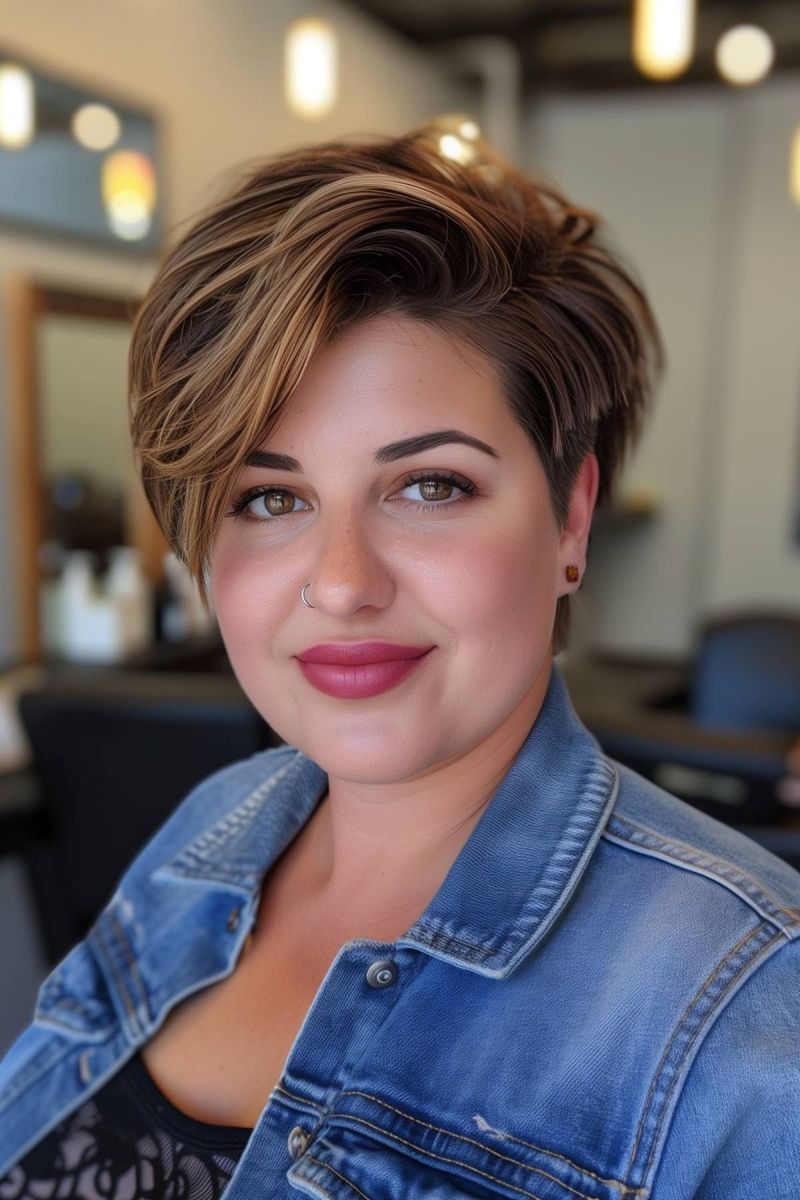 Soft Undercut with Side-Swept Length