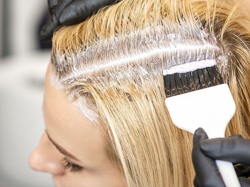 Never overlap on pre-lightened hair