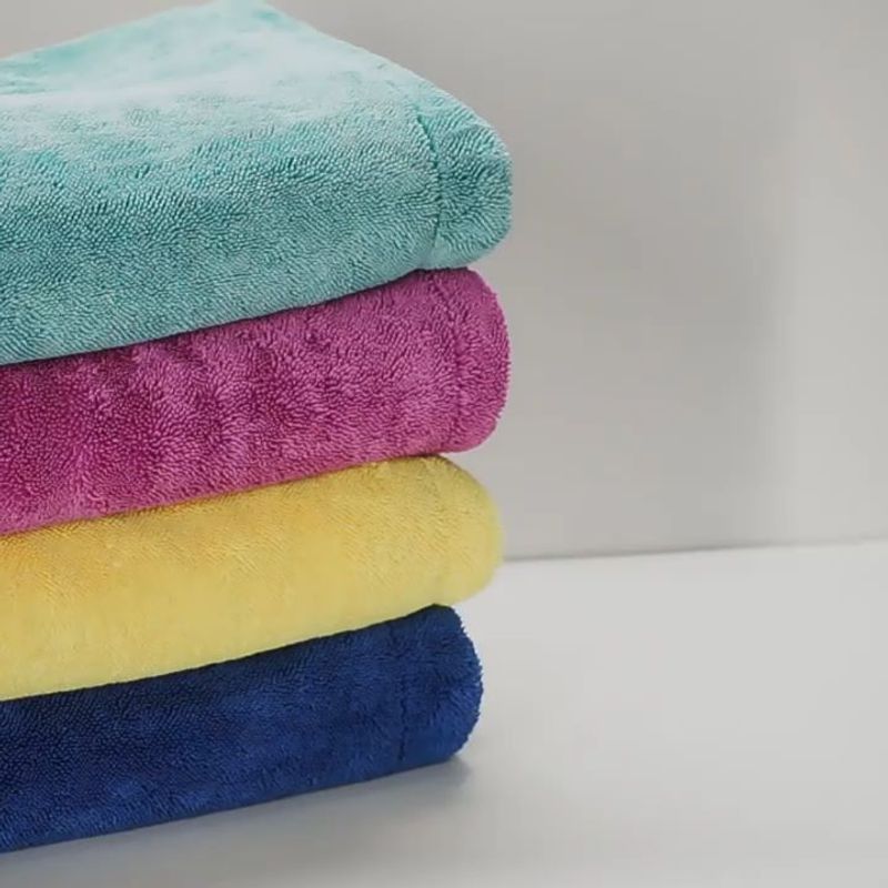 Use microfiber towels exclusively