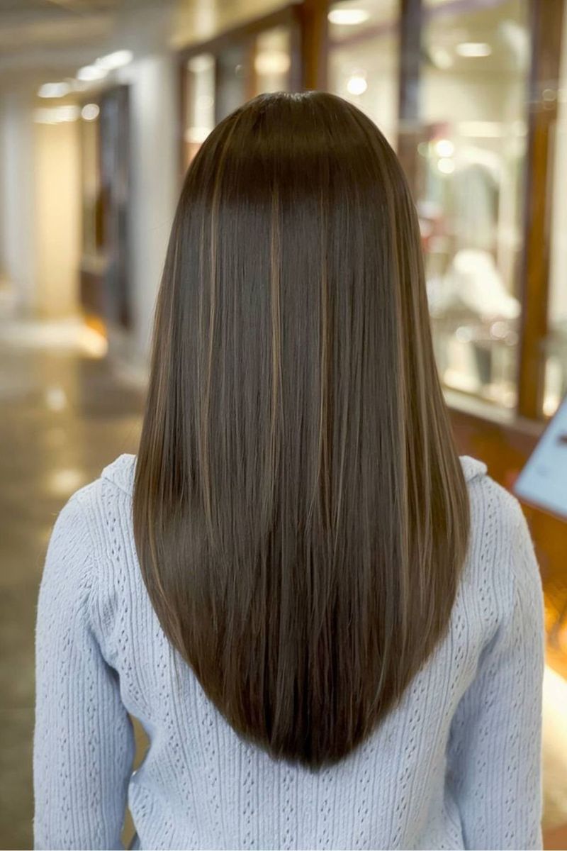 Sleek Mid-Back Straight Cut