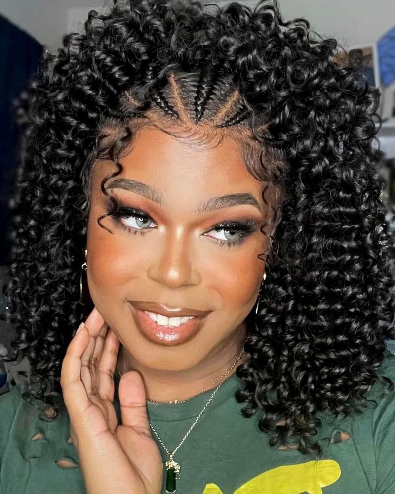 Curly Bob Braids