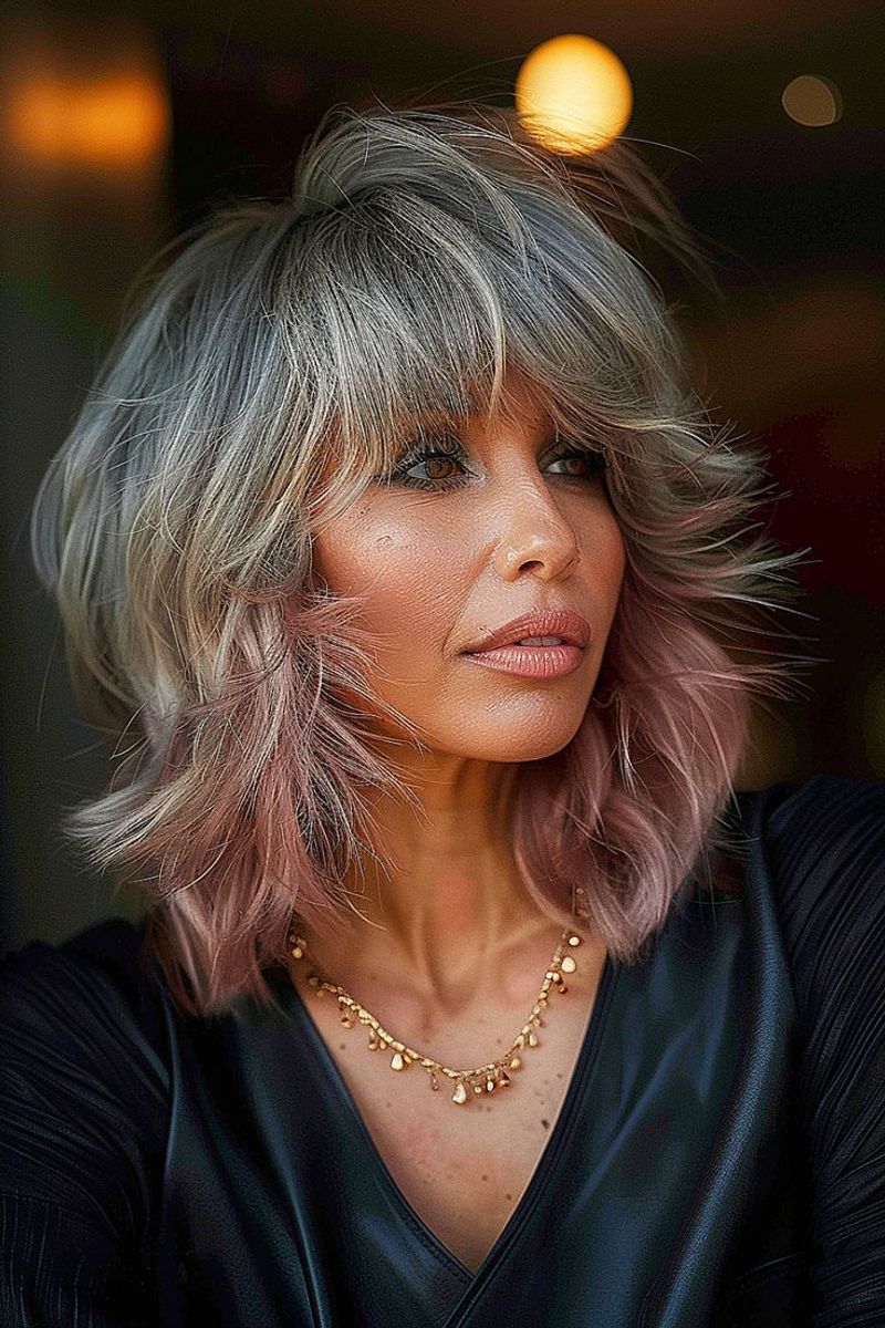 Layered Shag with Face-Framing Pieces