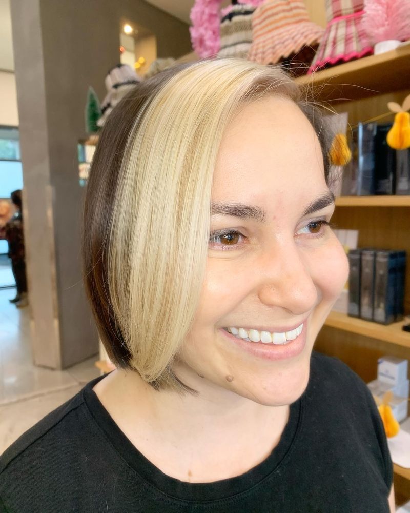 Face-Framing Asymmetrical Bob