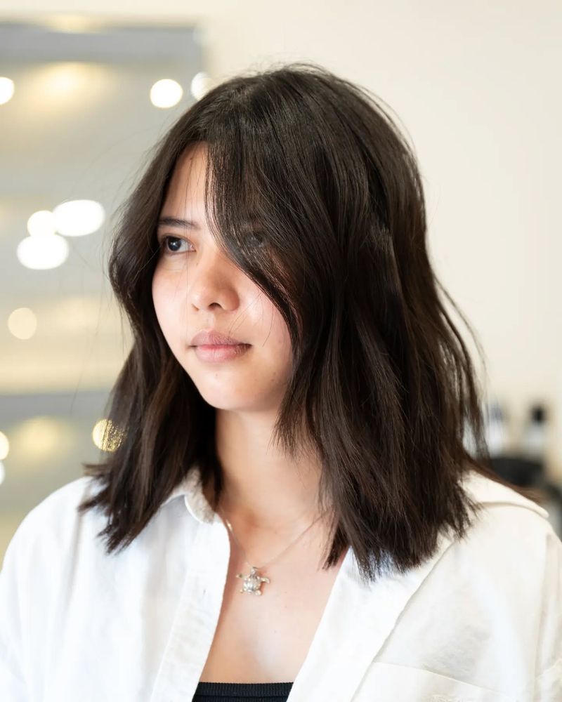 Tousled Midi Cut with Invisible Layers