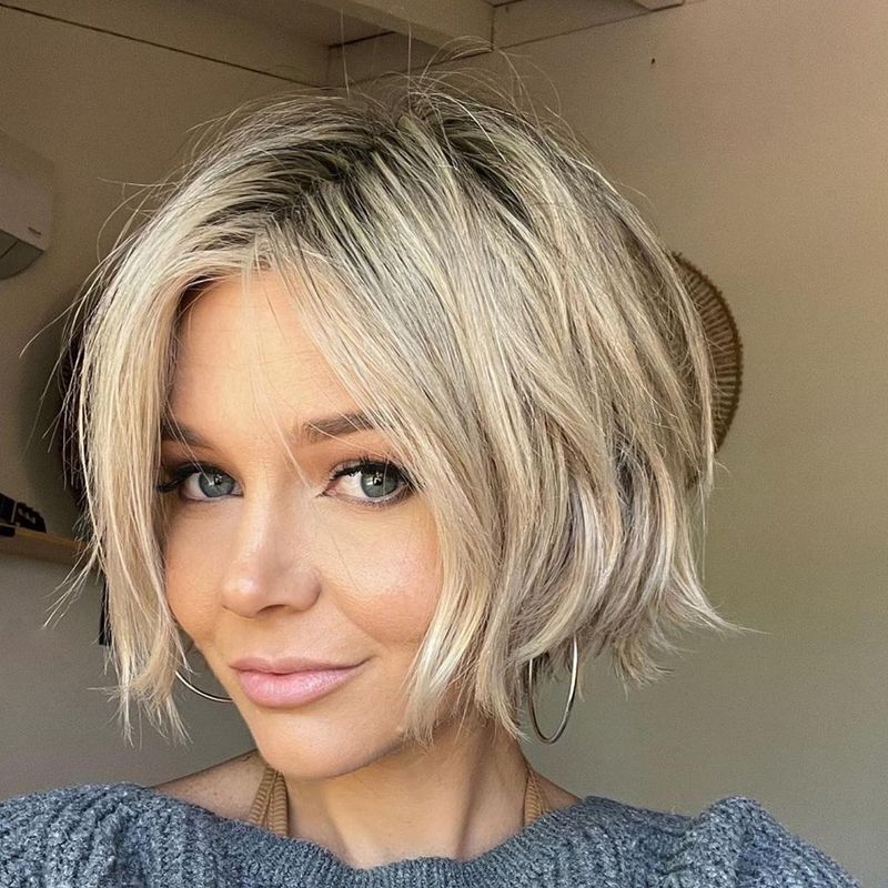 Bixie (Bob-Pixie Hybrid) with Textured Edges