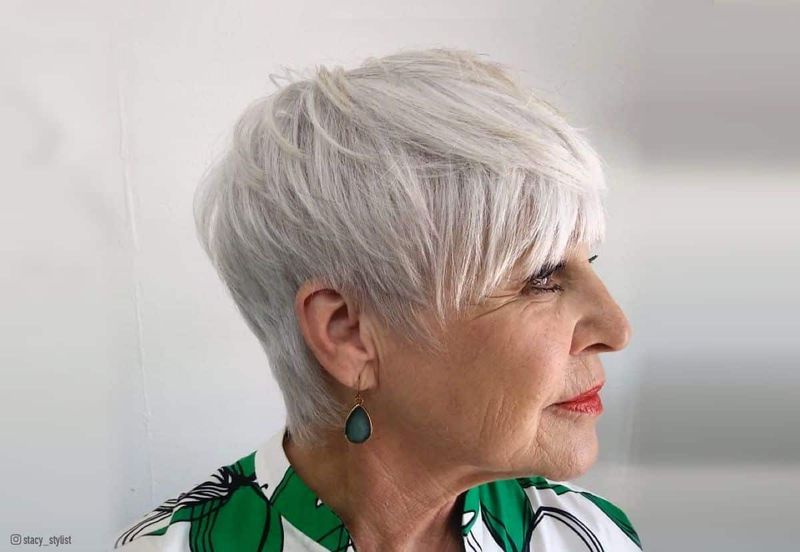 Chin-Length Pixie with Long Crown
