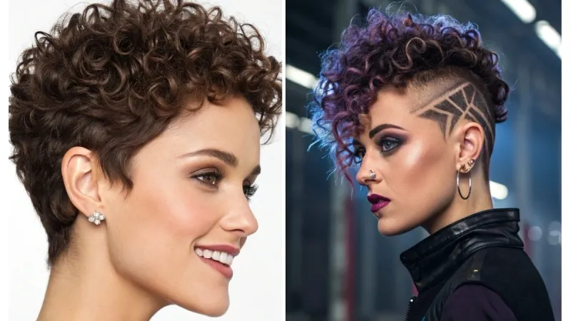 Curly Pixie Rebellion