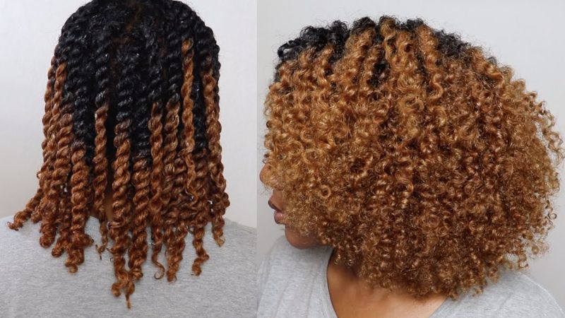 Honey Blonde Twist-Out