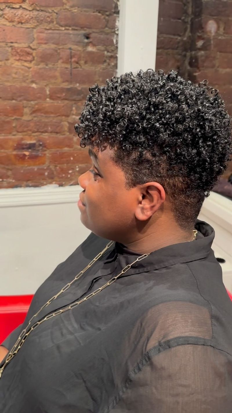 Tapered Natural Curls