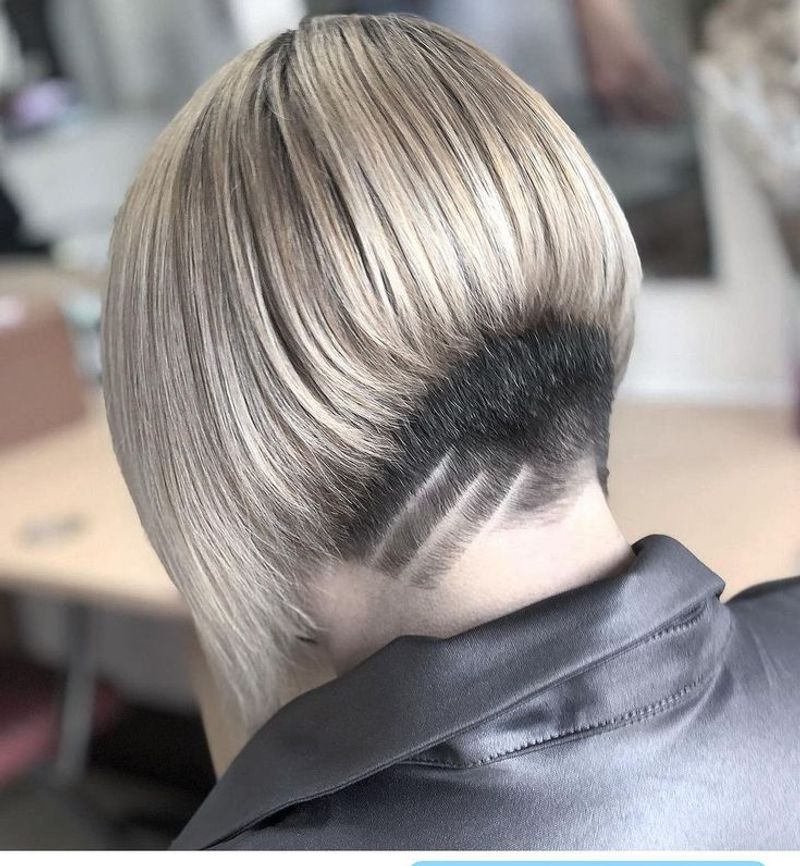 Undercut Stacked Bob