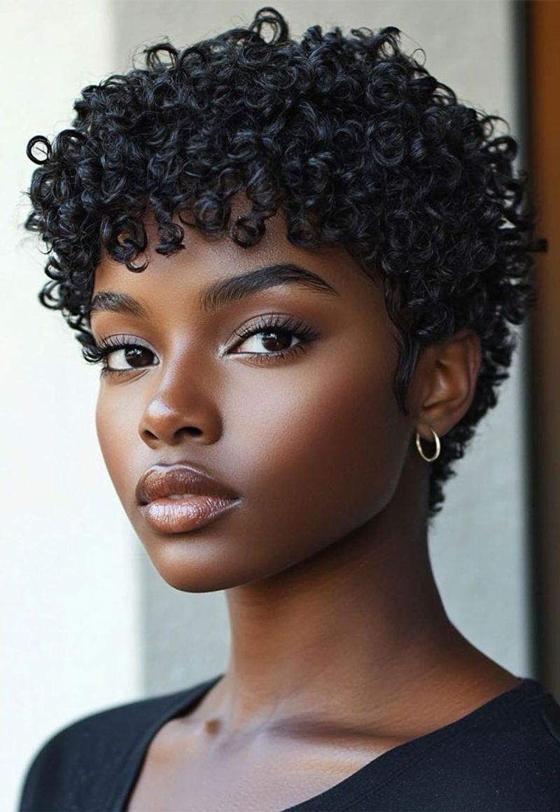 Curly Crown Pixie