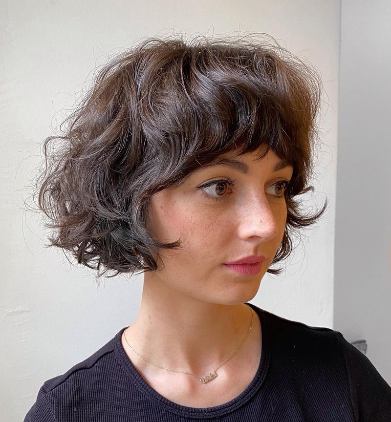 French Bob With Fringe