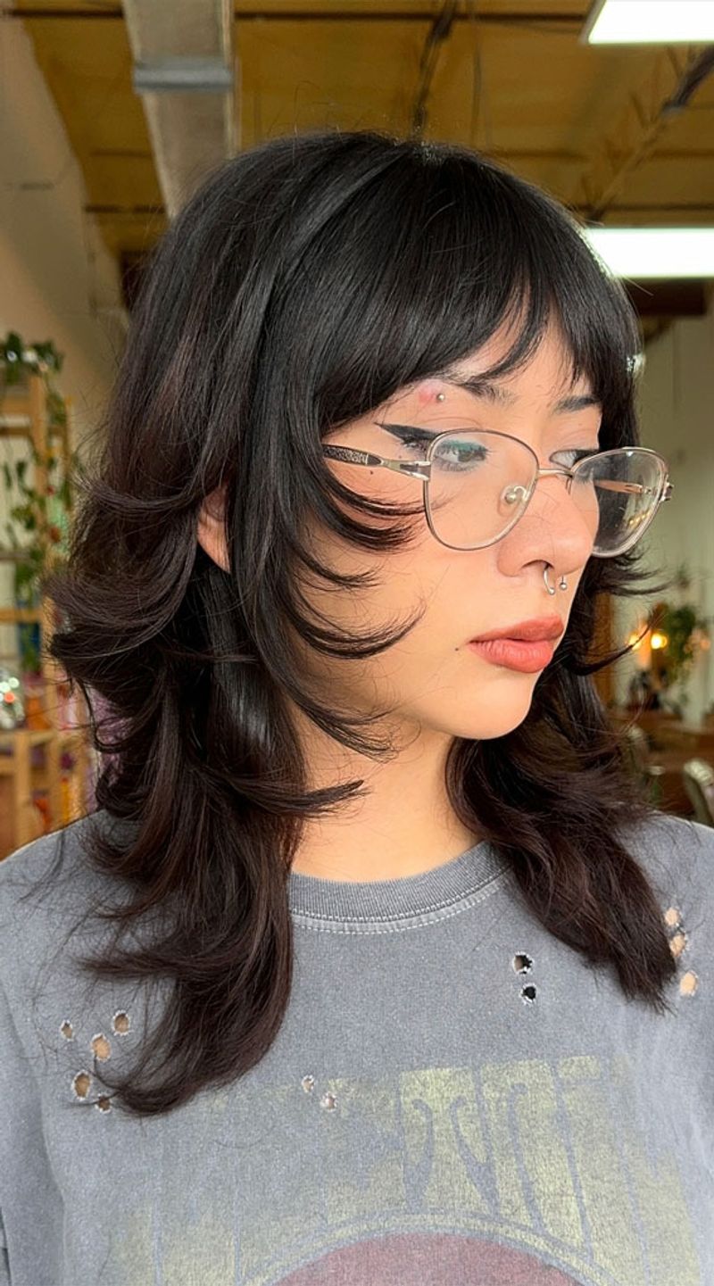 Feathered Shag with Wispy Bangs