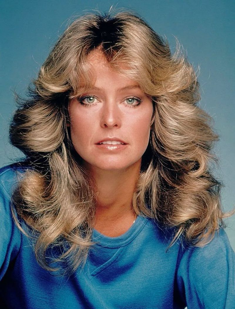 Farrah Fawcett's Feathered Waves