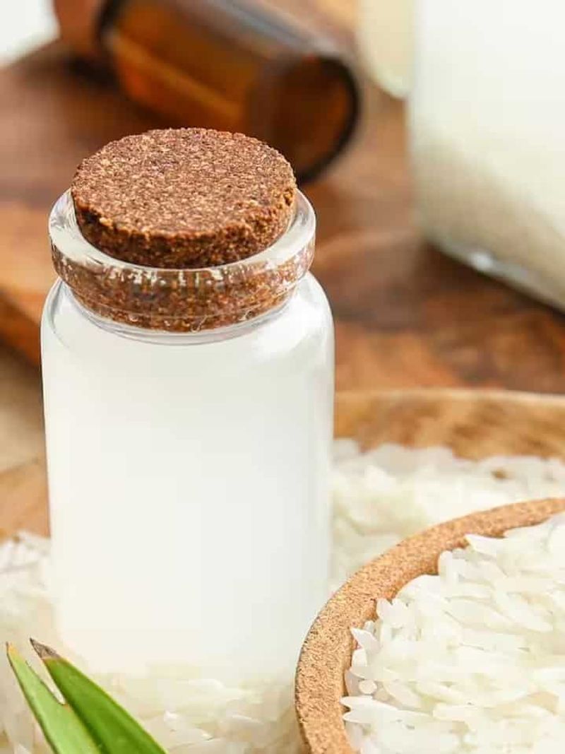 Rijstwater spoelen