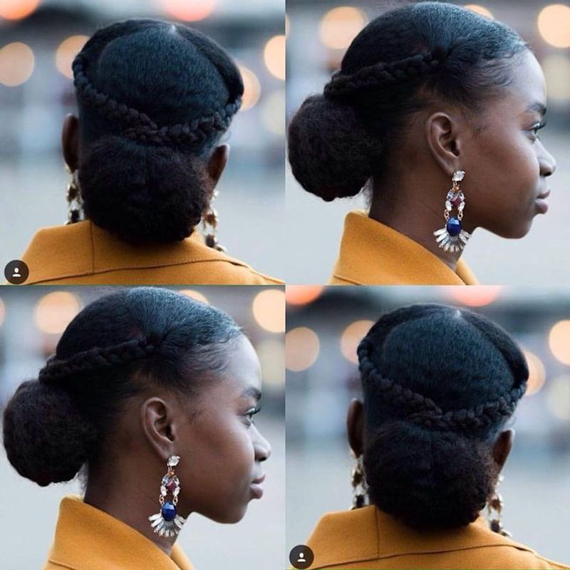 Twisted Crown Bun