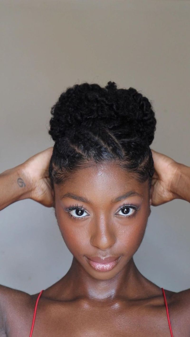 Flat-Twist Updo