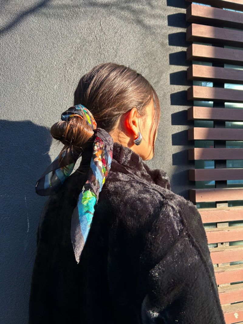 Silk Scarf Styling