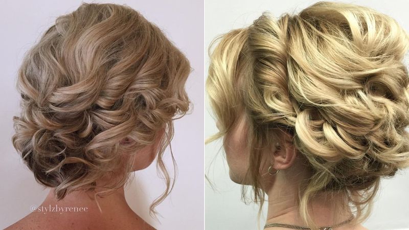 Elegant Updo with Waves