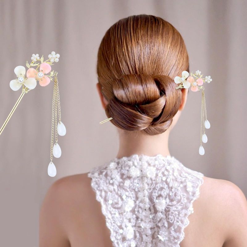 Chinese Silk Fan Updo