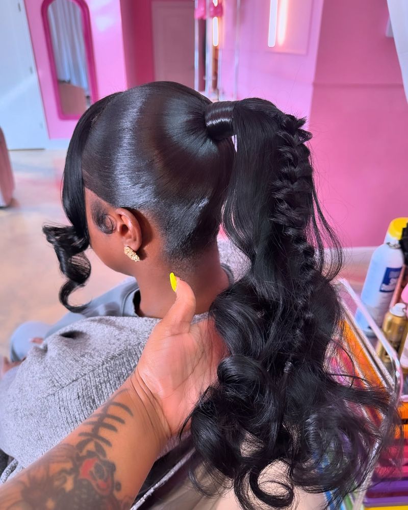 Curly Pony Flip