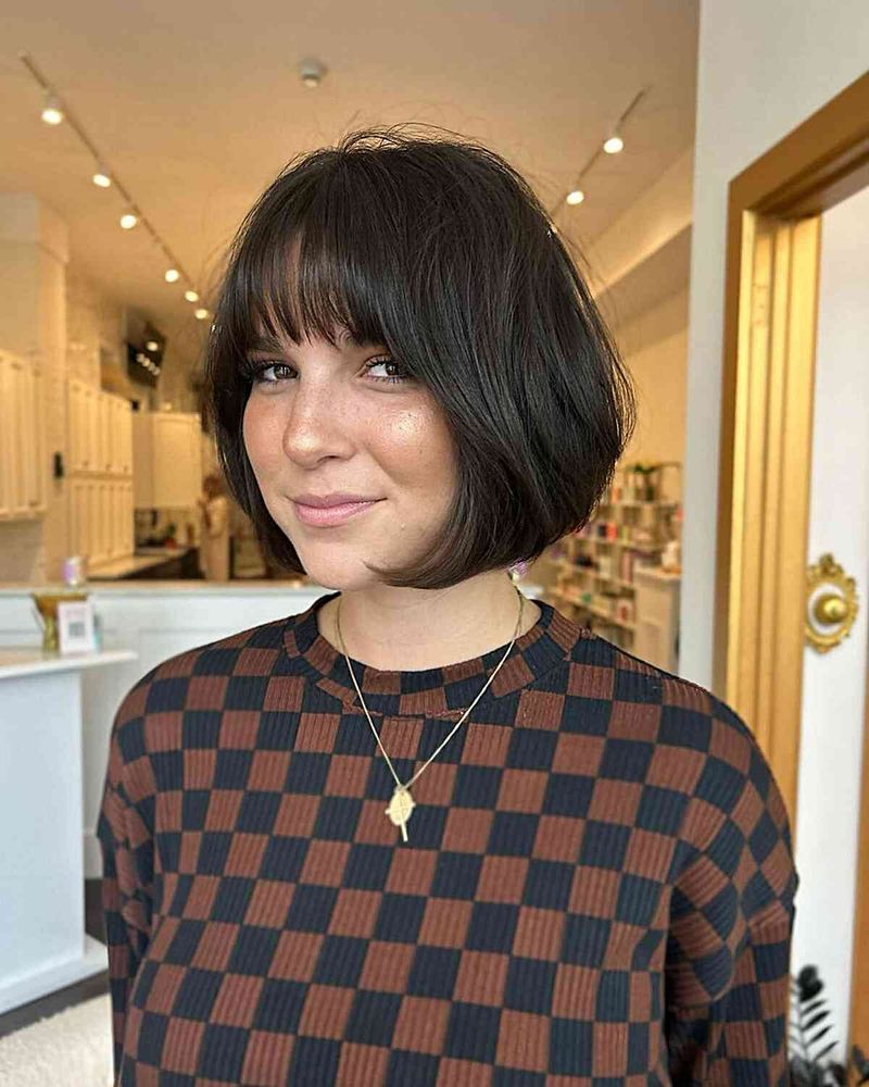 Pageboy Bob with Ethereal Fringe