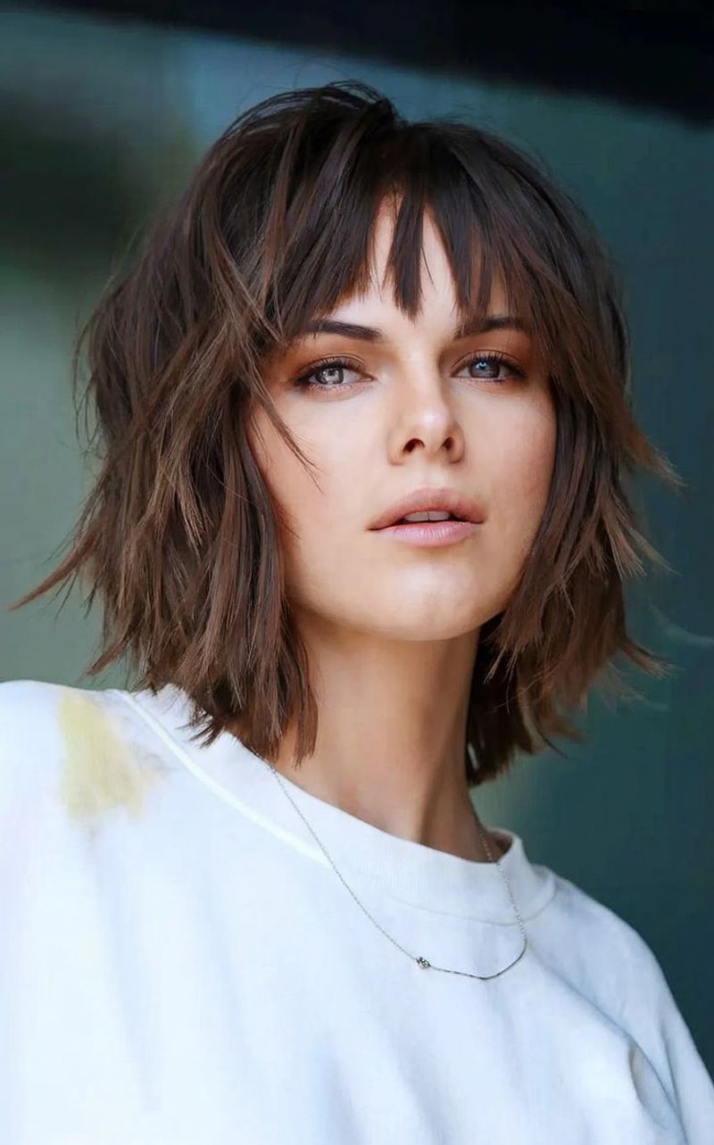 Textured Shaggy Bob