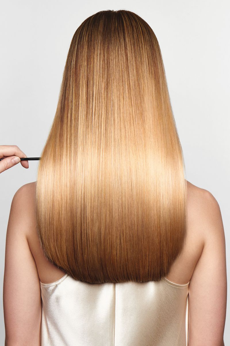 Liquid Gold Shoulder-Length Cut